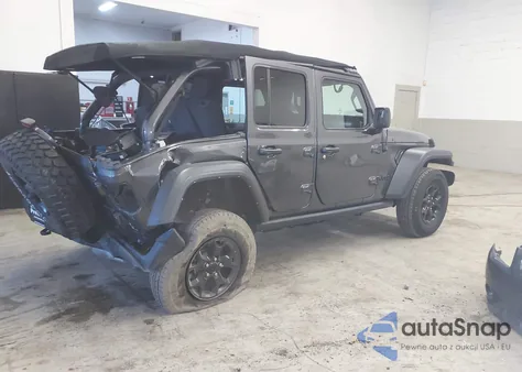 2021 Jeep Wrangler Unlimited Willys 4X4 из США, поврежденный, VIN 1C4HJXDN8MW744768